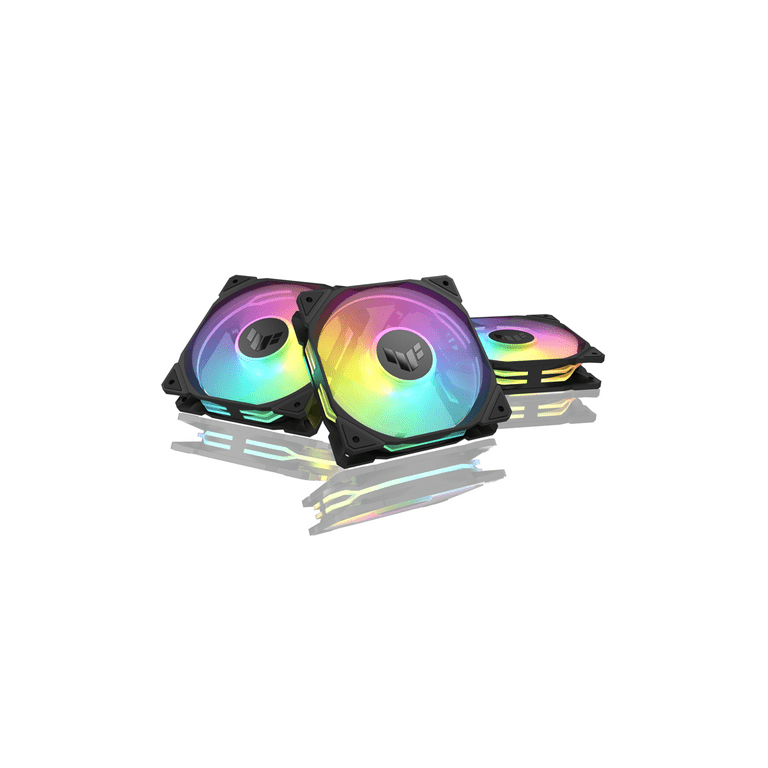 ASUS TUF Gaming TR120 ARGB Reverse Fan - Black - Triple Pack