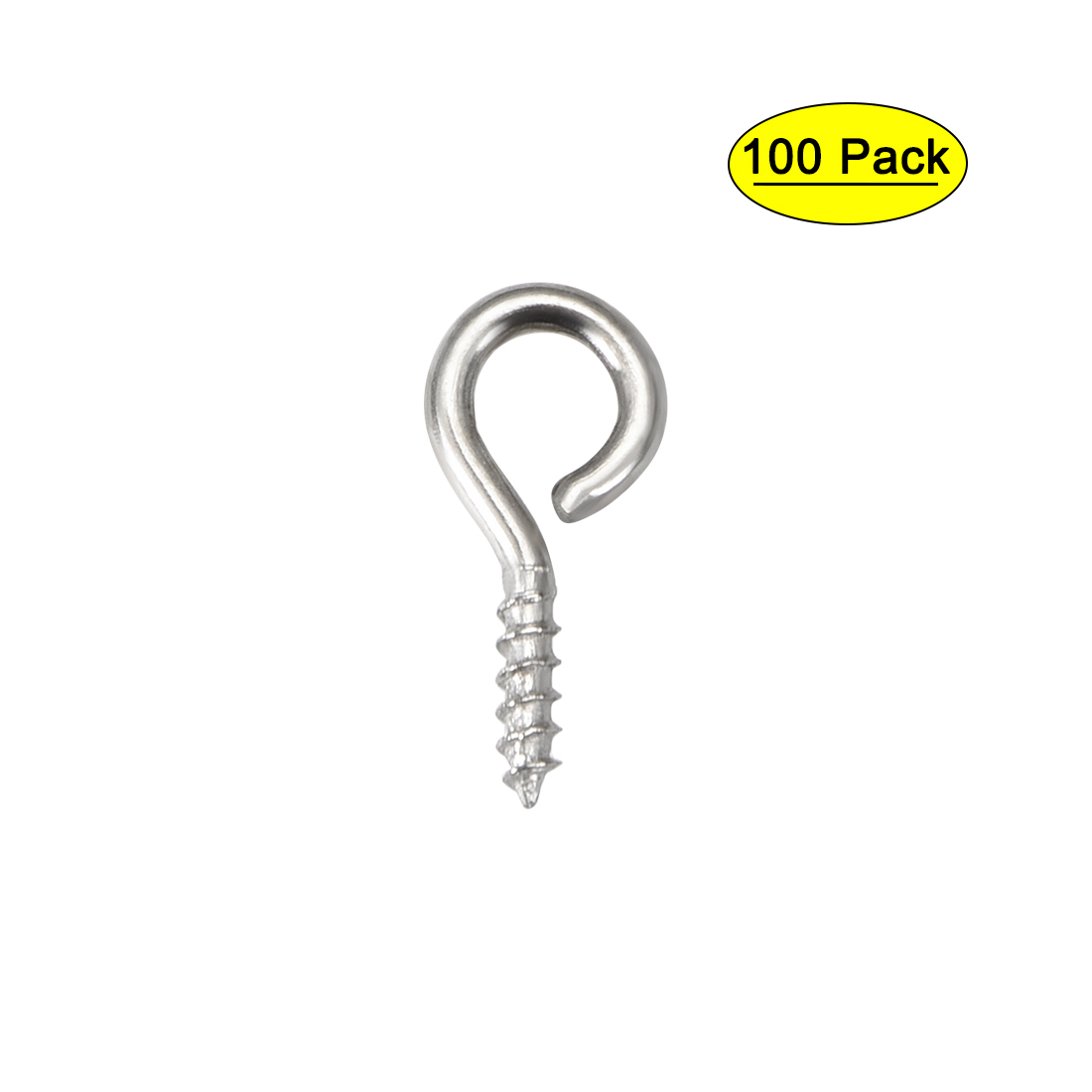 059 Small Screw Eye Hooks Self Tapping Screws Carbon Steel Screw In