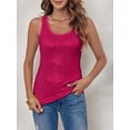 thumbnail image 5 of Sherrylily Women Sequin Tank Tops Sleeveless Scoop Neck Fashion Sparkly Camisole Sexy Vest, 5 of 6