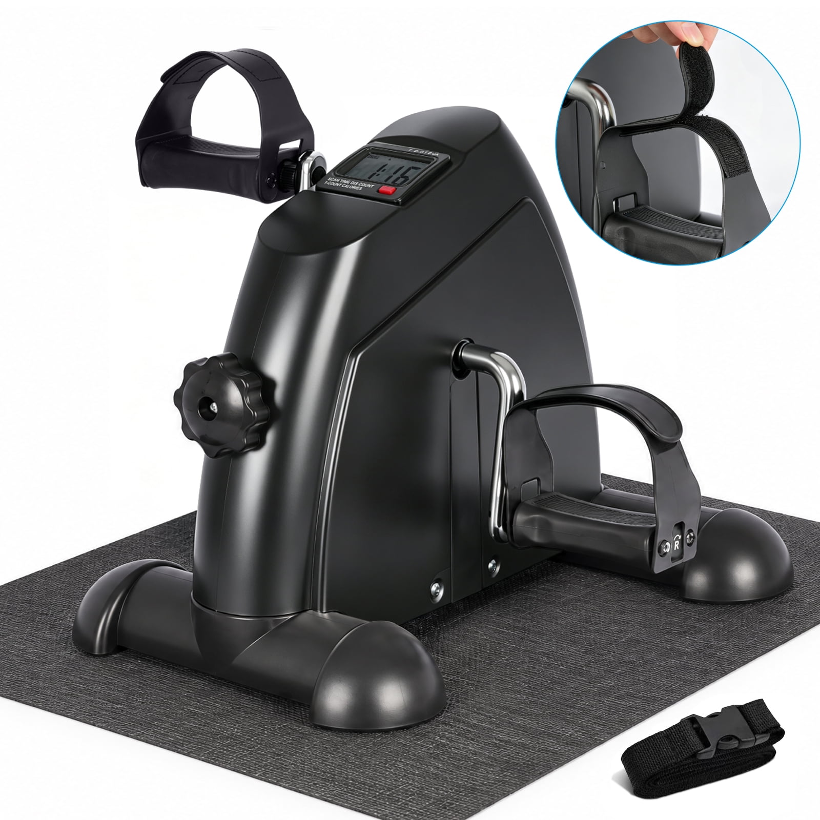 BAOKALER Desk Bike Pedal Exerciser, Mini Exercise Bike