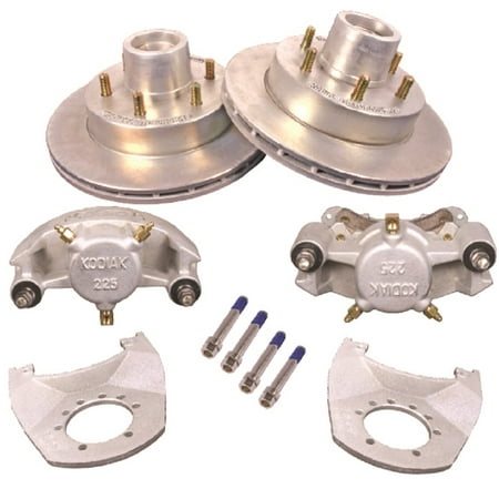 Kodiak 12 in. Hydraulic Trailer Disc Brake Kit w/Bearings Seals (1