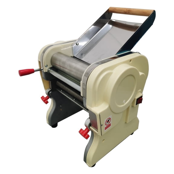 Electric Pasta Press Maker Automatic Noodle Machine Adjustable Width 3mm Round Knife