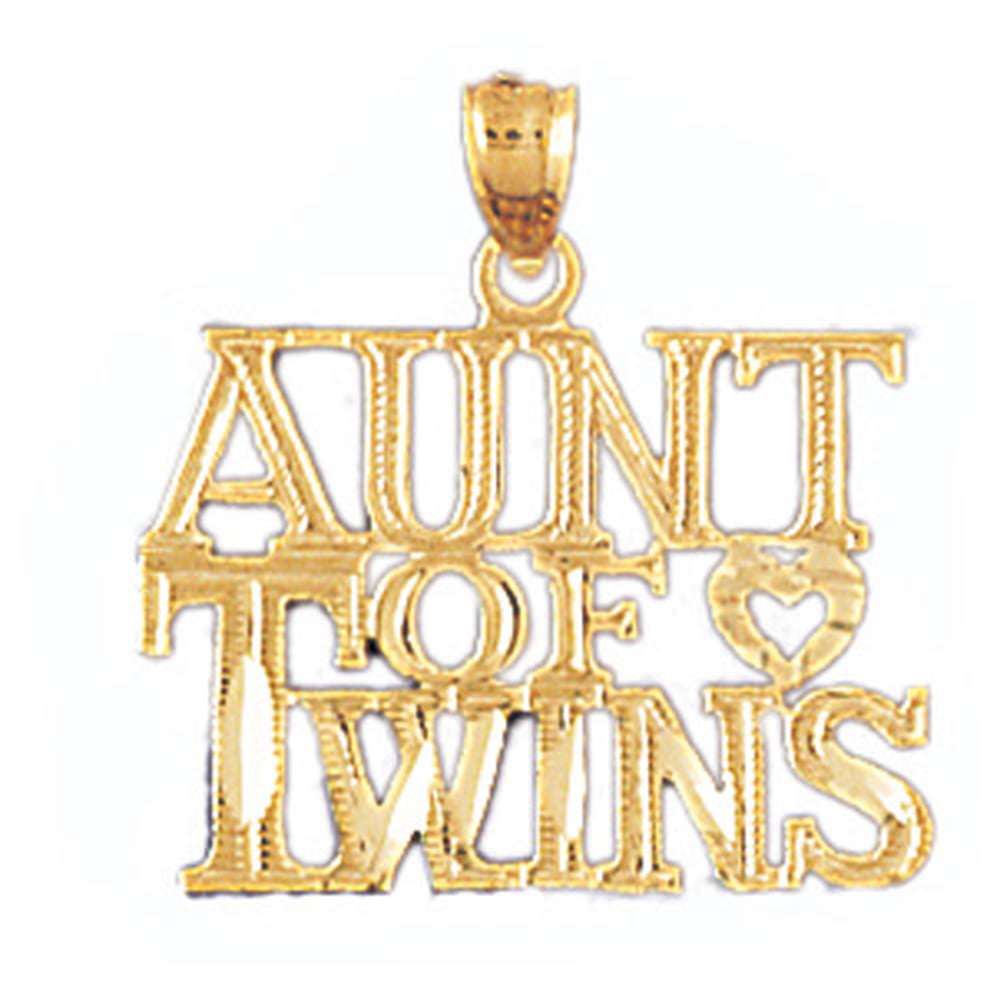 Jewels Obsession Twins Necklace 14K Yellow Gold-plated 925 Silver Twins Pendant with 16 Necklace 