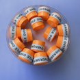 thumbnail image 1 of 60PCS Free Shipping Sticky Perforated Tennis Overgrips PU Paddle Rackets Overgrips Anti-slip Sweatbands Squash Rackets Grips W Orange, 1 of 6