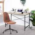 thumbnail image 1 of Silla de oficina ergonómica HOMEMAKE FURNITURE LORANZO BROWN A sin reposabrazos, 1 of 1