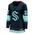 thumbnail image 2 of Women's Fanatics Oliver Bjorkstrand Deep Sea Blue Seattle Kraken Home Breakaway Player Jersey, 2 of 3
