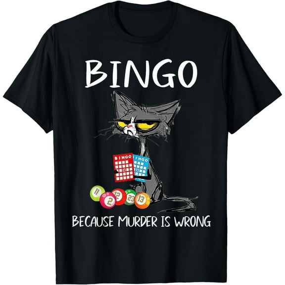 Sam Soft Cat Bingo Because Is Wrong T-Shirt