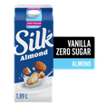 thumbnail image 1 of Silk Almond Milk Alternative, Unsweetened Vanilla, Dairy Free, 1 of 8