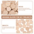 thumbnail image 3 of Raindrops 50Pcs Unfinished Wood Circles for Diy Projects Circular Shape Natural Wood, 3 of 6