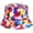 M345-3, variant on CoCopeaunts Graffiti Bob Cap Hip Hop Bucket Hat Foldable Double-Sided Fishing Hat Tie Dye Gorros Men Women Beach Sun Fisherman Hat