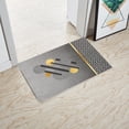 thumbnail image 5 of Memory Foam Bath Mat with Cobblestone Design, Super Soft & Quick-Dry Bathroom Rugs, Machine Washable Non-Slip Absorbent Floor Mat for Bathroom Shower Tub, 16x24 Inch, Gray by PALIFEUR, 5 of 7