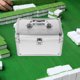 thumbnail image 5 of Caja de almacenamiento multifuncional shurdy mahjong box de aleación de aluminio kit de almacenamiento de almacenamiento para el hogar, 5 of 5