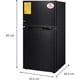 thumbnail image 3 of Frigobar Refrigerador 80 Litros con Congelador, Negro, Mini Bar Compacto, Silencioso y Ahorrador Ideal para Oficina, Recamara y Hotel, 3 of 8