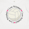 thumbnail image 4 of Inktastic Volleyball Gifts for Girls Girls Baby T-Shirt, 4 of 5