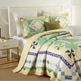 thumbnail image 3 of MarCielo  3 Pcs Summer Lightweight Quilt Bedspread Set B197 Queen, 3 of 9