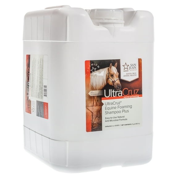 UltraCruz® Equine Foaming Shampoo Plus, 5 gal refill