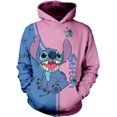 thumbnail image 3 of Nueva sudadera con capucha para hombre con estampado 3D de Disney Stitch para otoño e invierno, sudadera con capucha informal de estilo callejero para niños, prenda superior cálida de moda, 3 of 5