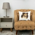 thumbnail image 3 of 3drose, Rough Collie Portrait, 16x16 inch Pillow Case, 3 of 5