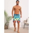 thumbnail image 5 of DARING DIVA Men's Swimming Elastic Liner Drawstring Beach Shorts with Pocket 36 Light Blue, 5 of 6