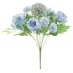 thumbnail image 2 of Peonía Artificial Ramo de flores de peonía artificiales de seda de 1 pieza para decoración nupcial de bodas y San Valentín (azul) Rkxzt, 2 of 6