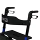 thumbnail image 2 of Andadera Plegable con Ruedas, Asiento y Respaldo, Porta Bastón-Azul-AN01A Marca Handy, 2 of 3