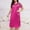 Hot Pink, variant on Bnwani Long Nightgowns for Women Homewear Strap Lace White Size S-4XL