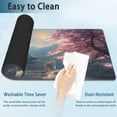 thumbnail image 2 of Desk Mat, Spring Cherry Blossoms Extended Gaming Mouse Pad Large, Fantastic Shrine Desk Mat with Non-Slip Base and Stitched Edge, Long Computer Keyboard Mouse Mat for Home Office Work 31.5"x15.7", 2 of 7