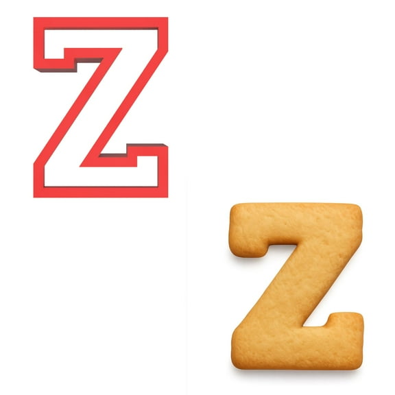 Mighty Gadget 3 inches Varsity Letters Cookie Cutters (26Z)