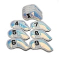 thumbnail image 3 of Advancent 10 piezas de fundas para cabeza de palo de Golf, 8 cuñas, portátil, decorativa, carcasa protectora de TPU, accesorios para equipos de Golf Weiß, 3 of 6