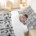 thumbnail image 5 of jejeloiu Gray Western Cowboy 7-Piece Bedding Comforter Set Kids,Country Farmhouse Bull Skull King Bedding Sets For Men, 5 of 7