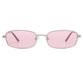 thumbnail image 1 of Gafas de Sol SOJOS Y2k Rectángulo Estrecho SJ1187 Plata/Rosa, 1 of 6