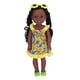 thumbnail image 2 of Muñeca de niña negra muñeca de niña realista de vinilo para niños de 15 pulgadas con gafas de vestir regalo de cumpleaños juguete para juego de imitación ANGGREK  Otros, 2 of 8