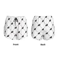 thumbnail image 3 of Balery Black Rabbit Pantalones cortos deportivos para mujer con forro y dos bolsillos, elásticos, para entrenamiento, gimnasio, yoga-Small, 3 of 7