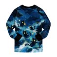 thumbnail image 5 of KPOPLK Girls Halloween Pajamas Cute Pjs Kids Skeleton Sleepwear Clothes Sets Holiday Sleepwear,Size 6-7 Years, 5 of 9