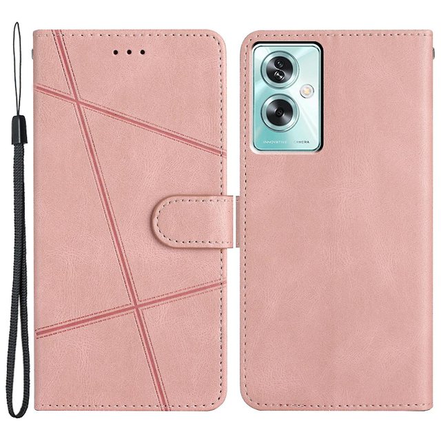 Pour Oppo A79 5g / A2 5g Étui Empreinte Texture Cheval Fou Support Housse de Protection