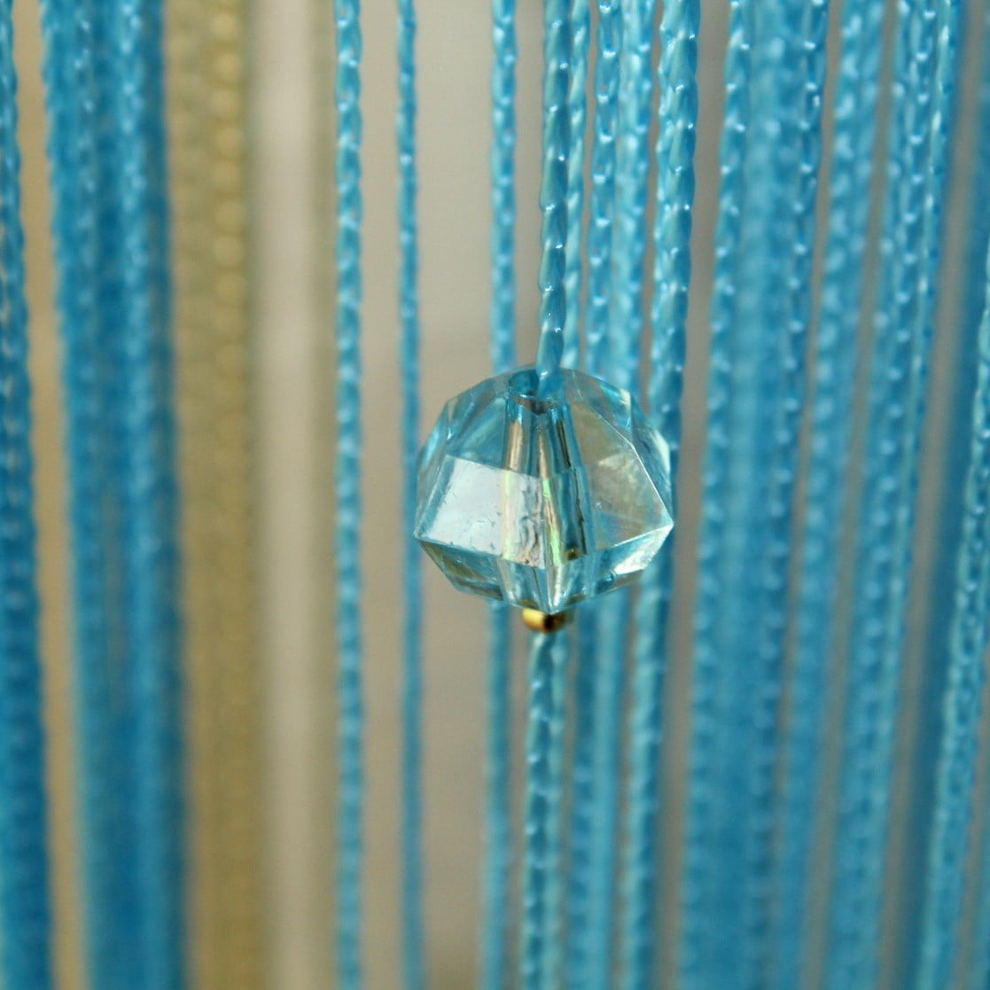 Beaded String Curtain Room Divider Window Door Curtain- coffee
