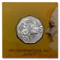 thumbnail image 2 of 2021 Austria Silver €5 New Year's: Janus, 2 of 3