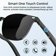 thumbnail image 4 of Alpha Digital Polarized Bluetooth Smart Glasses with Microphone, Speakers, Voice Assistant, IP65 Waterproof, 4 of 9