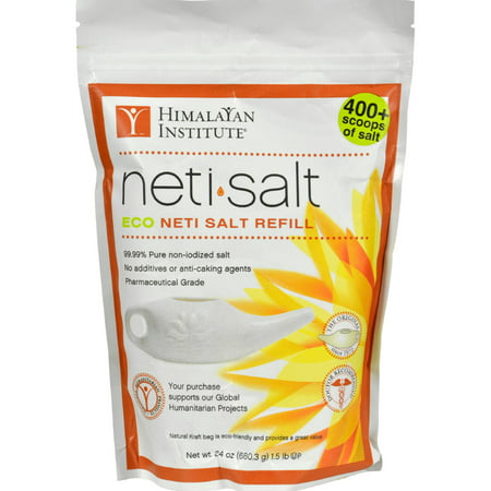 Himalayan Institute Neti Pot Salt Bag - 1.5 lbs (Best Salt For Neti Pot)