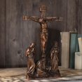 thumbnail image 3 of Crucifijo de pared BGCOPPER, cruz de pie, 35 cm, madera, Jesús INRI, 3 of 7
