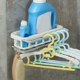 thumbnail image 1 of serony Telescopic Soap Holder Towel Dishcloth Storage Wall Sink Toothbrush Rags Tray Shelf Basket Multipurpose Extensible Design for Tool White, 1 of 9