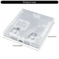 thumbnail image 3 of Plastic Game Cartridge Storage Box Management Container Organizers For 2DS Handhelds Clear Protective Travel Case, 3 of 8