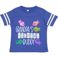 thumbnail image 3 of Inktastic Grandpa's Fishing Buddy with Colorful Fish Boys or Girls Toddler T-Shirt, 3 of 5