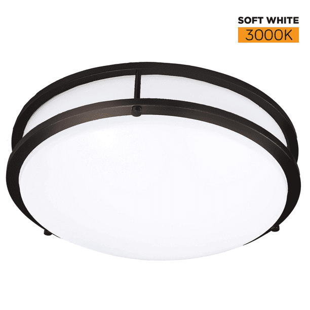 Darelo Dimmable 12 Inch Led Ceiling Light Elegant Minimalist Flush Mount Lighting Fixture With 3000k Color Temperature Round Bronze Finish Lamp Replacement 15w 1100 Lumens Com Darelo Dimmable 12 Inch Led Ceiling, How To Add Light Fixture Finished Ceiling