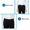 thumbnail image 2 of Men Shirt Stay Holder Elastic Garter Belt Suspender Locking Clamp No-slip 1 Pair, 2 of 7