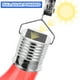 thumbnail image 2 of BRIGHTFUFU Lámpara LED colgante giratoria solar, impermeable, para exteriores, jardín y camping (carcasa rosa), 2 of 7