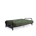 thumbnail image 3 of Cleo Black Metal Arm Full Size Futon Frame with 6” Thermobonded High Density Polyester Fill Mattress, 3 of 8