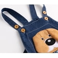 thumbnail image 5 of KIDSCOOL SPACE Baby Toddler Cute 3D Animal Summer Jean Overalls Shortalls,18-24 Months, 5 of 6