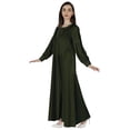 thumbnail image 4 of Bimba Women'sAbayaIslamic Prayer Dress WithHijab/ScarfCuff On SleeveMuslim Dress, 4 of 8