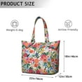 thumbnail image 2 of Sac de Week-End Design Floral Esthétique, Grand Sac à Main avec Fermeture Éclair Sécurisée pour Femmes, 2 of 5